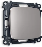 Комплект механизма Ambrella Volt 1-клавишного проходного выключателя OMEGA MO501020 Сталь матовый QUANT