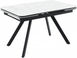 Стол Леон, Керамогранит, Черный/Calacata vaglioro, Аврора