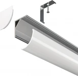 Алюминиевый профиль накладной 16x16 R Maytoni Led Strip ALM008S-2M