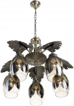 Подвесная люстра Citilux Garuda CL420153 (220V, на цепи, листья)