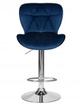 Стул барный BARNY (синий велюр (MJ9-117))