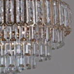 Подвесная люстра хрустальная Reluce 07070-0.4-600 FGD (220V, на цепи)