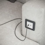 Рамка на 1 пост Elite (графит, стекло) Werkel W0012440 (a057878)