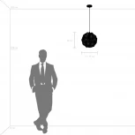 Подвесной светильник Lightstar Fermo 724312 (220V, на проводе, шар)