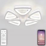 Потолочная люстра с пультом, светодиодная Natali Kovaltseva Kirke LED LAMPS 81242