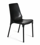 Стул GENIUS (mod 75) металл/пластик, 46x56x84cм, черный/черные ножки Tetchair 15225