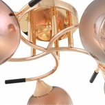 Потолочная люстра на штанге Arte Milano AMALFI-324985 324985/5 FG+BK (220V)