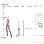 Торшер светодиодный Loft It Sumatra 10412F (220V, выключатель)