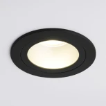 Встраиваемый точечный светильник Elektrostandard 122 MR16 серебро/черный