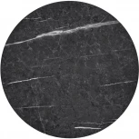 Набор кофейных столиков Bradex Home Tango орех и серый мрамор с черными ножками, 2шт (RF 0662)