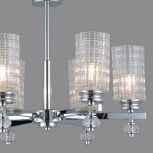 Подвесная люстра ILLUMICO IL8678-6P-20 CR (220V, на цепи)