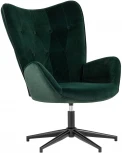 Кресло Stool Group Филадельфия велюр изумрудный ножка черная УТ000010439