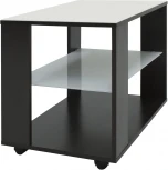 Стол журнальный BeautyStyle 5 венге/стекло белое от фабрики Mebelik