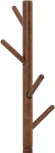 Вешалка напольная Stool Group Hook темное дерево УТ000036962