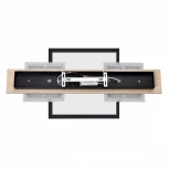 Настенный светильник со спотами Lumion Pine 8025/20WL черный/дерево, металл/МДФ LED GU10 3*10W + LED 20W 220V