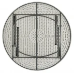 Стол круглый складной пластиковый Stool Group Кейт 160 УТ000000598