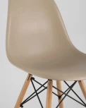 Стул Stool Group Eames DSW бежевый x4 УТ000005356