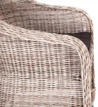 Плетеное кресло из искусственного ротанга, цвет бежевый 4SIS Равенна YH-C1103W beige