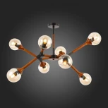 Потолочная люстра на штанге Evoluce Raquel SLE109402-08 (220V, шарики)