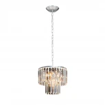 Подвесная люстра Vitaluce V5179-9/4 (220V, хрусталь, на цепи, круглые)