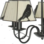 Подвесная люстра Toplight Donna TL7510D-05BL (220V, на цепи, птички)