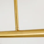 Потолочная люстра на штанге с гибким неоном Lightera Nyasa LE117L-80GA Wi-Fi (LED, 220V, управление смартфоном, голосовое управление, умный дом - Алиса, Tuya Smart, Маруся, Smart Life, Экосистема Сбер)