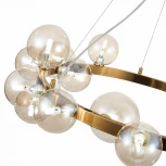 Подвесная люстра ST Luce Necton SL1165.303.15 (220V, на тросе, шарики, молекулы)