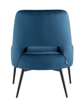 Кресло Stool Group лаунж Бостон велюр синий УТ000036649