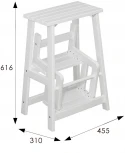 Табурет- стремянка снег от фабрики Mebelik