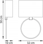 Бра Regolo 713623 (220V, кольцо)