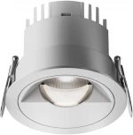Встраиваемый светильник Maytoni Parete DL100-12W2.7-3-4K-RD-W (LED, 220V, круглые)