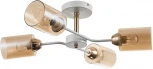 Потолочная люстра на штанге Escada Vertigo 1131/4P White/Gold 4x60Вт E27, металл/стекло, белый/золото