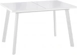 Стол HBS120 стекло белое/ опоры белые Dikline 00-00062737