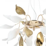 Подвесная люстра Crystal Lux STEFANIA SP6R (220V, на тросе, листья)