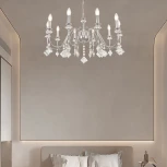 Подвесная люстра Arte Milano AM342101 342101/10 CR (220V, подвески, на цепи, подсвечник, свеча)