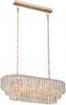Подвесная люстра Vitaluce V5353-8/19, 19xE14 макс. 40Вт V5353-8/19 (220V, хрусталь, на цепи)