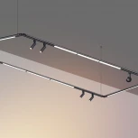 Светильник диммир. со сменой цв. температуры Novotech Glat 359364 IP20 LED 24W 48V 3 KONST (регулировка яркости, управление смартфоном, умный дом - Smart Life)