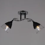 Потолочная люстра на штанге Reluce 70139-3.3-02 CR+BK (220V)