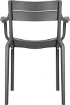 Стул обеденный DOBRIN TIM ARM (темно-серый (GR-04))
