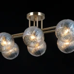 Потолочная люстра на штанге ILLUMICO IL0702-8CSQ-24 AB ARIES