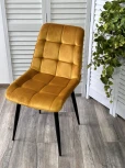 Стул CHIC BLUVEL-68 желтый / черный каркас M-City 628M03682