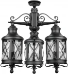 Потолочный светильник уличный Oasis Light LUCERNA 84870A/3/02 Bl (220V, фонарь, IP44)