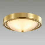 Настенно-потолочный светильник круглый Nina 5259/2C латунь E27 2*60W (220V, круглые)