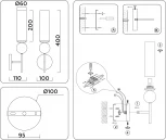 Бра Ambrella HIGH LIGHT LH53254 (220V)