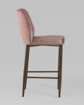 Стул полубарный Stool Group Лоренс велюр пыльно-розовый УТ000008857