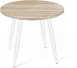 Стол SHT-TU14/80 МДФ белый муар/дуб сонома светлый от фабрики Sheffilton