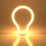 Лампочка светодиодная филаментная E27 4 Вт трубка белая Elektrostandard BL157