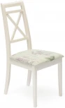Стул Picasso (PC-SC) дерево гевея, 45х53х97см, ivory white (слоновая кость 2-5), Ткань Прованс № 13 Tetchair 12485