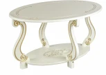 Стол журнальный Овация (М) слоновая кость/золото от фабрики Mebelik