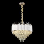 Подвесная люстра Wertmark Cartuccia WE138.12.003 (220V, хрусталь, на цепи, круглые)